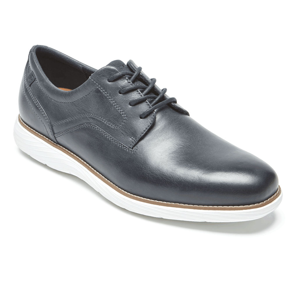 Oxfords Rockport Homem Azul Marinho - Garett Plain Toe - 45812PKBR